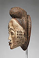 Mask (Mukudj), Wood, pigment, Punu peoples