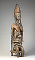 Gwandansu, Bamana numuw (blacksmith), Wood (Cordyla africana or Lonchocarpus), applied organic materials, Bamana