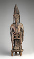 Gwandansu, Bamana numuw (blacksmith), Wood (Cordyla africana or Lonchocarpus), applied organic materials, Bamana
