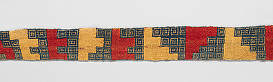 Headband, Nasca artist, Camelid fiber, Nasca