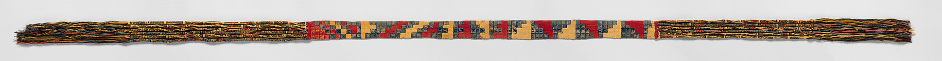 Headband, Nasca artist, Camelid fiber, Nasca