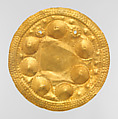 Pectoral Disk, Gold (hammered), Veraguas (?)