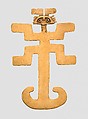 Anthropomorphic Pendant, Gold (cast), Tolima