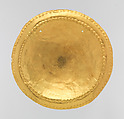 Pectoral Disk, Gold, Coclé (Macaracas)