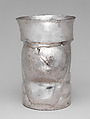 Beaker, Chimú artist(s), Silver, Chimú