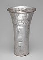 Beaker, Chimú artist(s), Silver, Chimú
