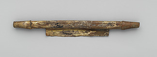 Miniature Litter Section, Silver (hammered), gilt, Chimú or Chancay