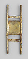 Miniature Litter Section, Silver (hammered), gilt, Chimú or Chancay