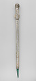 Miniature club, Chimú or Chancay artist(s), Silver, copper, Chimú or Chancay