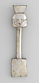 Miniature staff, Chimú or Chancay artist(s), Silver (hammered), wood, Chimú or Chancay