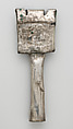 Mirror, Silver (hammered), Chimú or Chancay