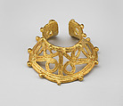 Nose Ornament, Gold (cast), Venado Beach, Canal Zone