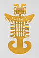 Costumed figure pendant, Gold, Tolima