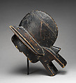 Suruku koun (hyena) mask, Malinke numuw (blacksmith), Wood, Malinke peoples