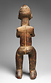 Male figure, Yaka artist, Wood, paint(?), plant fiber, Yaka peoples