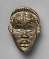 Miniature Mask, Wood, metal, Dan peoples