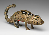 Gold Weight: Chameleon, Brass, Asante