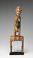 Heddle Pulley: Female Figure, Wood, Dogon peoples