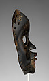Gunyege face mask, Dan artist, Wood, felt, human hair, cord, iron, clay, pigment(?), tukula(?), Dan peoples