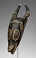 Zamble face mask, Guro artist, Wood, pigment, Guro