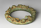Altar Ring, Lower Niger Valley caster, Copper alloy, Yoruba peoples, Ife group 
