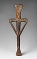 Mpiru (flute), Nuna blacksmith, Wood, fiber, reptile skin, Nuna