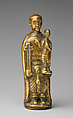 Pendant: Saint Anthony of Padua, Partially hollow cast brass, Kongo peoples; Kongo Kingdom
