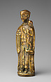 Pendant with Saint Anthony of Padua, Kongo artist, Partially hollow cast brass, Kongo peoples; Kongo Kingdom