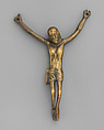 Christ, Solid cast brass with holes for nailing, Kongo peoples; Kongo Kingdom
