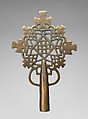 Processional Cross (qäqwami mäsqäl), Bronze, Amhara or Tigrinya peoples