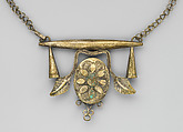 Necklace: Pendant (?), Silver, Fon peoples