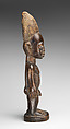 Twin Figure: Male (Ibeji), Yoruba artist, Wood, camwood powder, Yoruba peoples