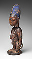 Twin Figure: Female (Ibeji), Wood, camwood powder, Yoruba peoples