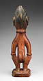 Ibeji Twin Figure, Wood, camwood powder, pigment, Yoruba peoples, Ijebu group