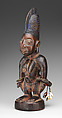 Twin Figure: Female (Ibeji), Wood, nails, camwood powder, Yoruba peoples