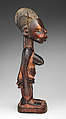 Twin Figure: Female (Ibeji), Wood, beads, camwood powder, Yoruba peoples