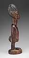 Twin Figure: Female (Ibeji), Wood, indigo, camwood powder, Yoruba peoples, Oyo group
