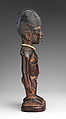 Twin Figure: Male (Ibeji), Wood, beads, nail, Yoruba peoples