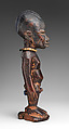 Twin Figure: Male (Ibeji), Wood, beads, nail, Yoruba peoples