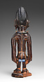 Twin Figure: Male (Ibeji), Wood, beads, nail, Yoruba peoples