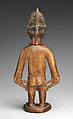 Twin Figure: Male (Ibeji), Workshop of Onipasinobe (Nigerian, Yoruba, Egbado or Ibarapa or Egba group), Wood, beads, camwood powder