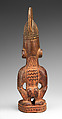 Twin Figure: Male (Ibeji), Wood, camwood powder, Yoruba peoples