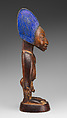 Twin Figure: Male (Ibeji), Wood, camwood powder, Yoruba peoples