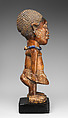 Twin Figure: Male (Ibeji), Wood, glass beads, string, Yoruba peoples
