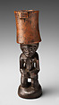 Tesa ya ma kanya (snuff mortar), Chokwe artist, Wood, Chokwe peoples