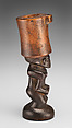 Tesa ya ma kanya (snuff mortar), Chokwe artist, Wood, Chokwe peoples