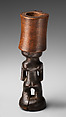 Tesa ya ma kanya (snuff mortar), Chokwe artist, Wood, Chokwe peoples