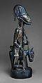 Ẹlẹ́ṣin (equestrian) figure for an Erinlẹ̀ shrine, Maku of Erin (d. 1915) or Toibo (Toyinbo) of Erin (d. 1937), Wood, paint, Yoruba peoples