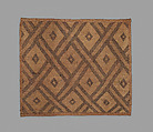 Prestige panel, Dengese artist, Raffia palm fiber, dye, Dengese peoples