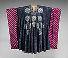 Ẹtù dámò àlàárì dàńdógó (man's ceremonial robe), Ijebu-Yoruba artist, Cotton, silk, dye, Ijebu-Yoruba peoples